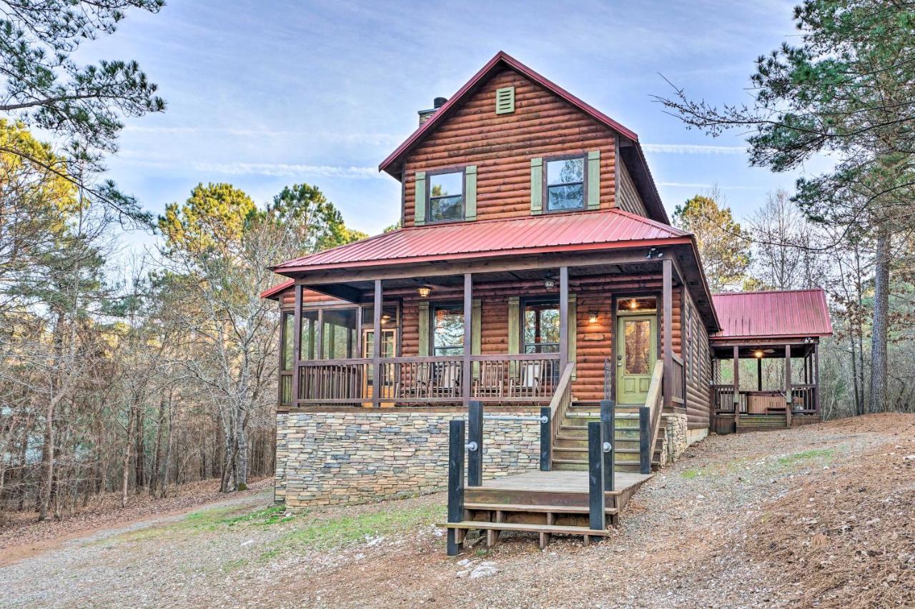 Broken Bow Cabin With Deck, Hot Tub And Fire Pit! Vila Exterior foto