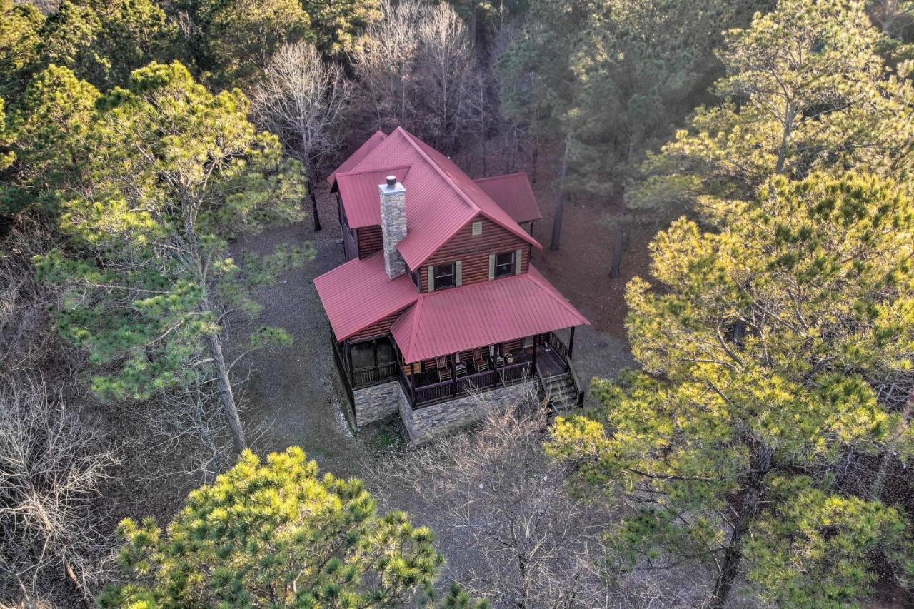 Broken Bow Cabin With Deck, Hot Tub And Fire Pit! Vila Exterior foto